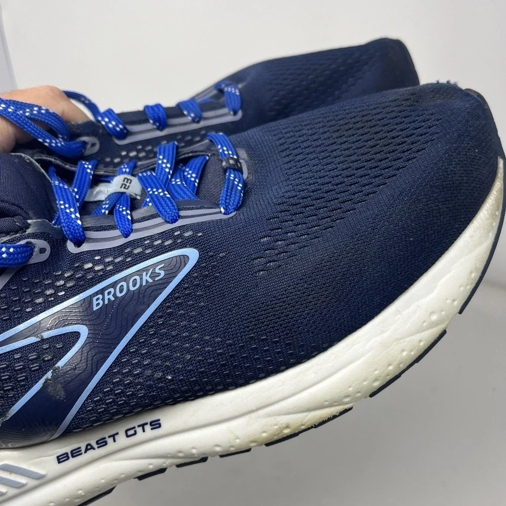 Brooks Beast GTS 23 Men's Size 12 Blue Athletic Walking Running Extra Wide 4E